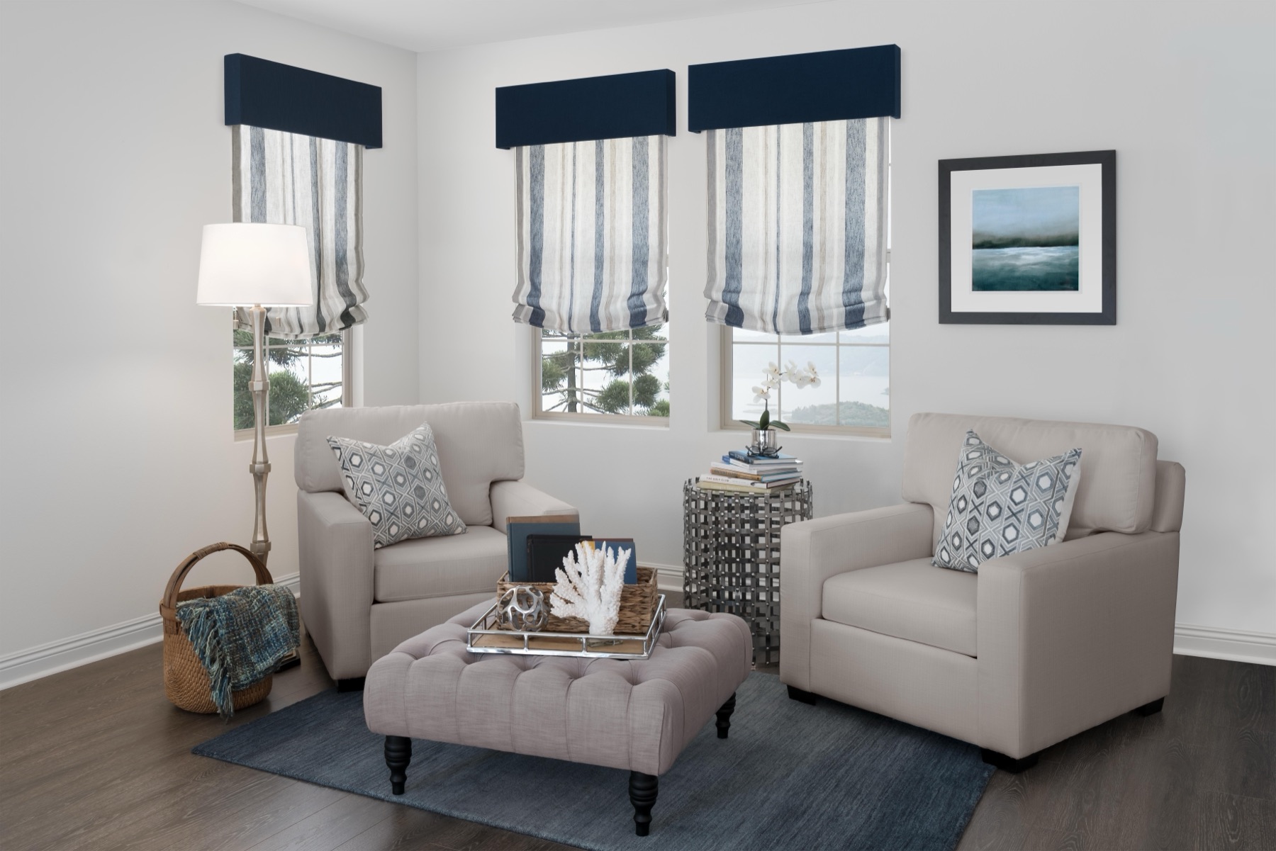 Staging — styled sitting room